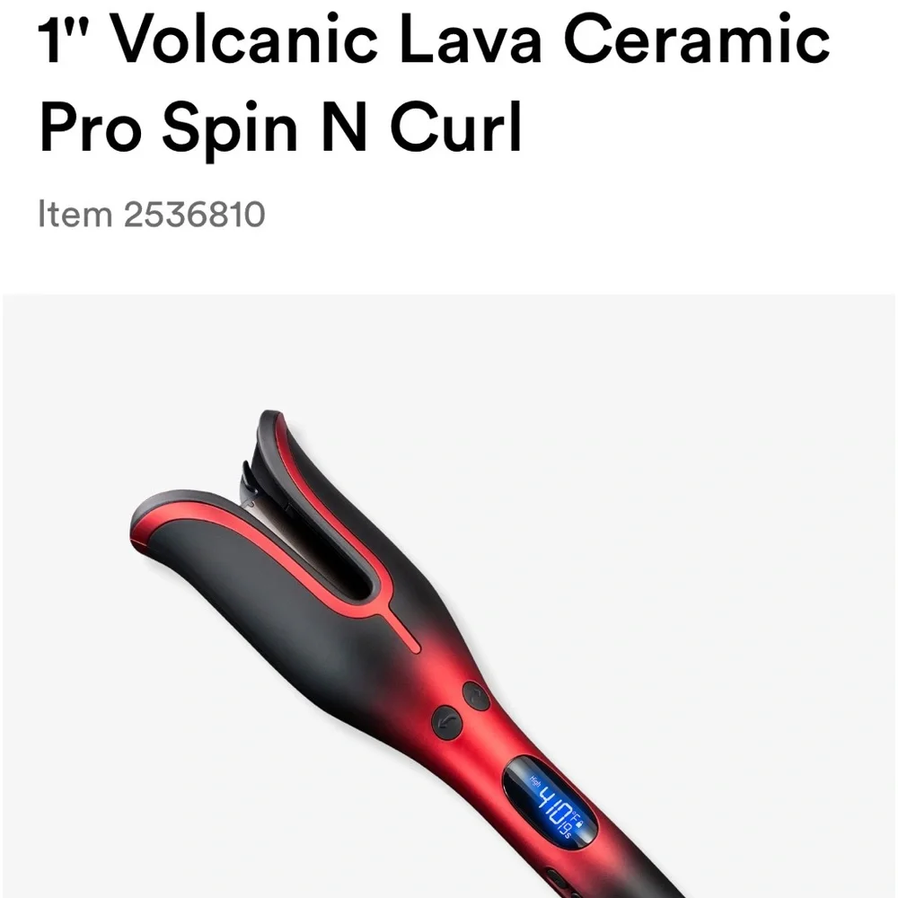 1” chi volcanic spin and curl with box - Picture 9 of 9